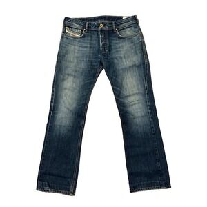 Diesel Zatiny Bootcut Jeans Blue Wash 008FC Mens Size 31x32